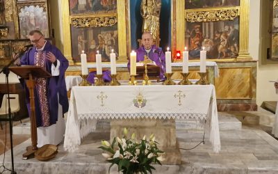 2 Décembre visite de toutes les églises des Albères par notre Evêque